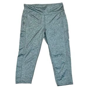 Adrienne Vittadini Gray Cropped Leggings XL